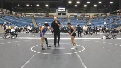 110 lbs Cons. Round 3 - Suzette Mendez, Avila vs Isabela Gutierrez, Doane