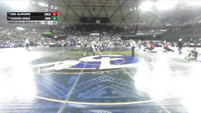 Boys 3A 150 lbs Champ. Round 2 - Joel Alatorre, Sedro-Woolley vs Cooper Jones, Timberline