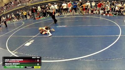 50 lbs Champ. Round 2 - Jack Christensen, Delta Wrestling Club vs Neison Woody, Uintah Wrestling