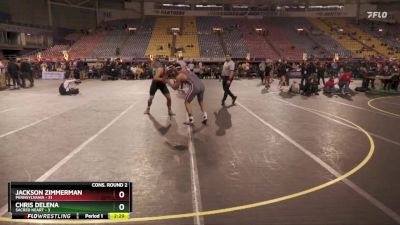 197 lbs 2nd Wrestleback (16 Team) - Jackson Zimmerman, Pennsylvania vs Chris DeLena, Sacred Heart