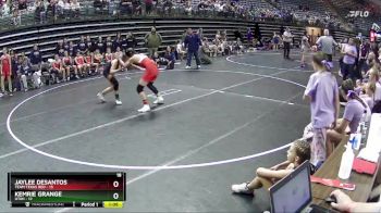 101 lbs Round 1 (6 Team) - Jaylee DeSantos, Team Texas Red vs Kemrie Grange, Utah