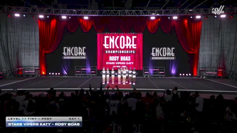 Stars Vipers - Katy - Rosy Boas [2025 L1.1 Tiny - PREP Day 1] 2025 Encore Grand Nationals