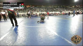 92 lbs Round Of 16 - Victor Brooklyn Smith, Juggernaut Wrestling Club vs Jack Gravitt, Open Mats