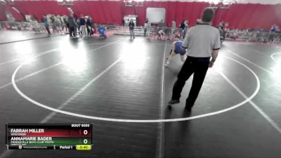 128-129 lbs Round 3 - Farrah Miller, Wisconsin vs Annamarie Bader, Pardeeville Boys Club Youth Wrestling