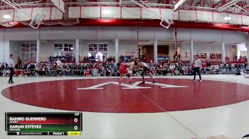 157 lbs Cons. Semi - Ramiro Guerrero, Olivet vs Darian Estevez, Chicago