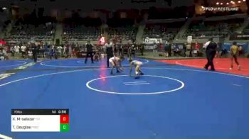 70 lbs Consolation - Xamian Munoz-salazar, Tuf California vs Trusten Douglas, Prodigy WC