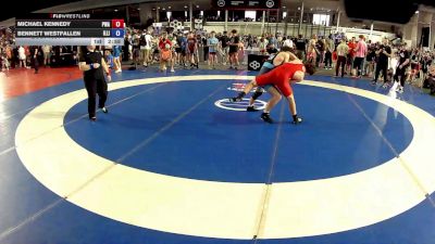 157 lbs Cons. Round 2 - Michael Kennedy, Premier Wrestling Academy vs Bennett Westfallen, Illinois