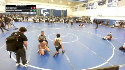 126 lbs Cons. Round 2 - Christian Napoles, Carson High School vs Chong Ryan, Big Kat