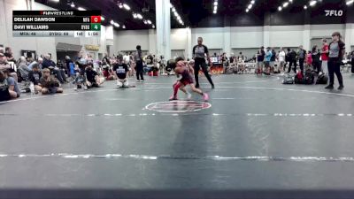 45 lbs Round 6 (10 Team) - Davi Williams, Backyard Brawlers Pink vs Delilah Dawson, MF Angels