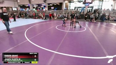 75 lbs Semifinal - Joseph Olszta Iii, All American Wrestling Club vs Parker Grant, 512 Outlaw Wrestling