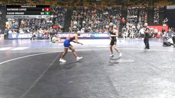 133 lbs Round Of 32 - Raymond Lopez, American vs Caleb Weiand, Michigan State