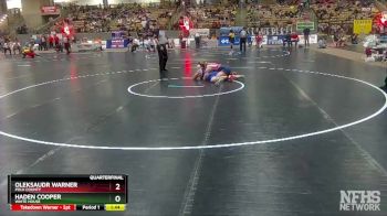 A 145 lbs Quarterfinal - Oleksaudr Warner, Polk County vs Haden Cooper, White House