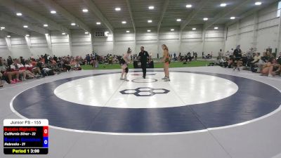 155 lbs Natalia Righellis, California Silver vs Beckah Gossman, Nebraska