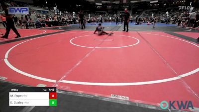 88 lbs Quarterfinal - Maddox Pope, Keystone Wrestling Club vs Ellis Ousley, HURRICANE WRESTLING ACADEMY