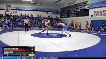 132 lbs Semifinal - Cason Cox, Warden vs Jonathan Marin, Kittitas