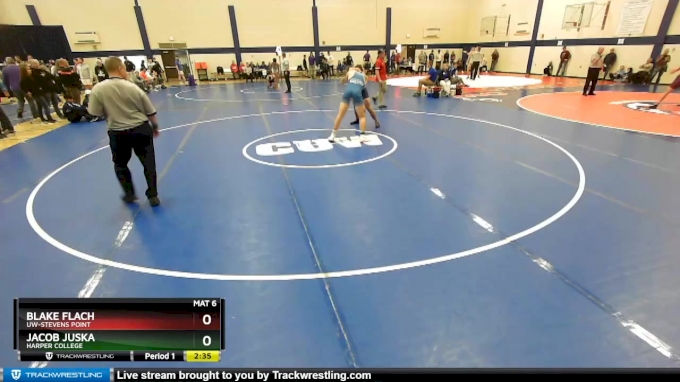 197 Lbs Cons. Round 3 - Jacob Juska, Harper College Vs Blake Flach, Uw 