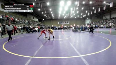 106 lbs Champ. Round 1 - Peyton Kirkpatrick, Basehor-Linwood vs Gavin Kell, North Point