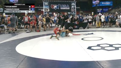 120 lbs Cons. Rd Of 64 - Kylan Berry, Maine vs Rodolfo Rojas, Oklahoma