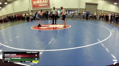 120 lbs Champ. Round 1 - David Lewis, Guerrilla Wrestling (GWA) vs Wyatt Downard, New Kent