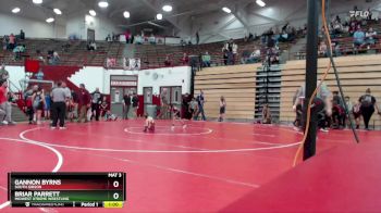 52-57 lbs Cons. Semi - Briar Parrett, Midwest Xtreme Wrestling vs Gannon Byrns, South Gibson