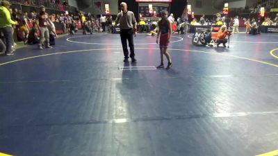 65 lbs Consy 5 - Jordyn Clelan, Big Spring vs Remi Murray, Shikellamy