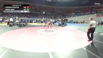3A Boys 165 lbs Semifinal - Camaron Houston, Coquille Boys vs Jeremy Ness, Santiam Christian Boys
