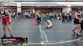 120 lbs Round 3 (4 Team) - Camilla Hathaway, SHWA vs Eli Shepherd, Ares