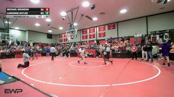 150 lbs Round Of 16 - Michael Brunson, Hilldale vs Lamonnie Butler, McLain