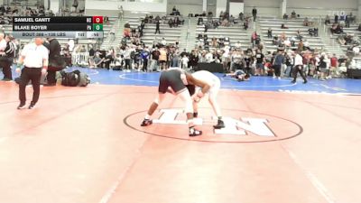 138 lbs Consi Of 4 - Samuel Gantt, NC vs Blake Boyer, PA