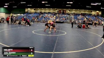 107 lbs 1st Place Match - Sara Warren, Hoke County vs Amy Ortiz, Lumberton