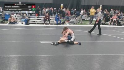 132 lbs Cons. Rd Of 32 - Kayden Egeberg, Matpac vs Schaeffer Ashby, Wasatch Wrestling Club