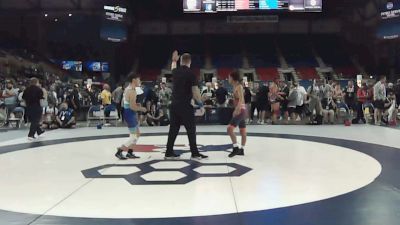 100 lbs Cons. Sub-rd Of 16 - Jayland Davis, Indiana vs Hunter Wilson, Missouri