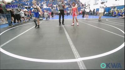 80 lbs Quarterfinal - Malakai Nolan, Davis Youth Wrestling Club vs Maverick Knox, Team Guthrie Wrestling