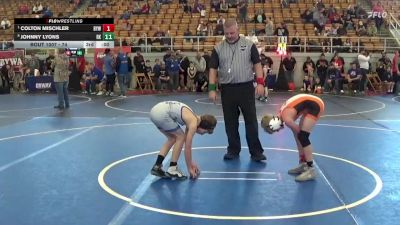 50 lbs Cons. Round 2 - Rj Verhovec, Ascent Wrestling vs Myles Rodriguez, Clyde Amatuer Wrestling