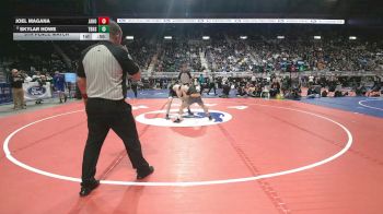 4A-132 lbs 5th Place Match - Skylar Howe, Thunder Basin High School vs Joel Magana, Jackson Hole