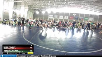 67 lbs Round 2 (4 Team) - Easton Carlson, Sanderson Wrestling Academy vs Knox Peasley, Warriors Of Christ