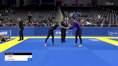 Tiffany Butler vs Victoria Binford 2022 Pan IBJJF Jiu-Jitsu No-Gi Championship