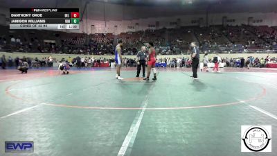 200 lbs Consi Of 32 #2 - Danthony Okoe, Del City JH vs Jamison Williams, Vinita