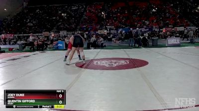 5A 285 lbs Cons. Round 1 - Joey Duke, Nampa vs Quentin Gifford, Rigby