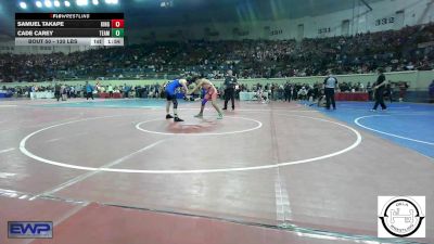 130 lbs Round Of 32 - Samuel Takape, Kingfisher YellowJackets vs Cade Carey, Team Guthrie Wrestling