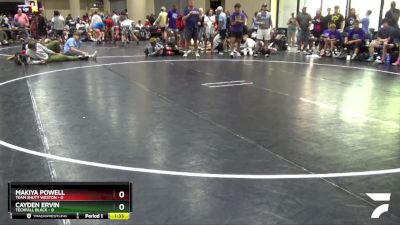 190 lbs Round 2 (6 Team) - Makiya Powell, Team Shutt Weston vs Cayden Ervin, Techfall Black