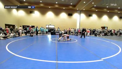 120 lbs Cons. Round 2 - Carter Fogle, Pennsylvania vs Brady Rohaly, Pennsylvania