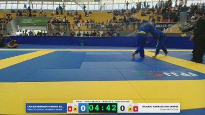 RICARDO ANDRADE DOS SANTOS vs CARLOS HENRIQUE OLIVEIRA SILVA 2026 FPJJ Campeonato Paulista
