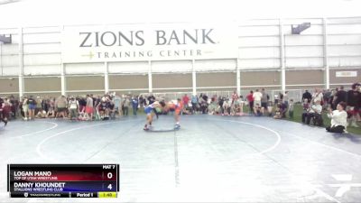 146-158 lbs Semifinal - Logan Mano, Top Of Utah Wrestling vs Danny Khoundet, Stallions Wrestling Club