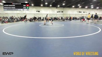 95 lbs Quarterfinal - Jaxon Sanchez, POWA 14U vs Brighton Prine, Storm MS