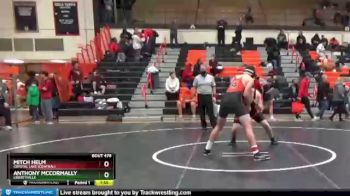 220 lbs Cons. Round 3 - Mitch Helm, Crystal Lake (CENTRAL) vs Anthony Mccormally, LIBERTYVILLE