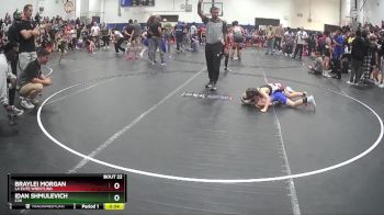 60 lbs Quarterfinal - Idan Shmulevich, C2X vs Braylei Morgan, LA Elite Wrestling