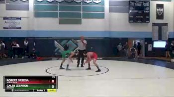 113 lbs Semifinal - Robert Ortega, Arbor View vs Caleb LeBaron, Rancho