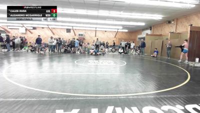 140 lbs Semifinal - Caleb Rusk, Ashland vs Alejandro Mcgarrigle, Wernersville