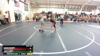 165 lbs 5th Place Match - Jade Curiel, Mica Mountain vs Logan Rivers, Page High School